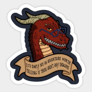 Wise Dragon Sticker